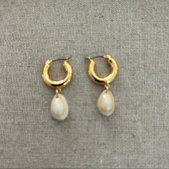 Lot of 6 pairs of earrings: J. Crew, Stella & Dot, Sterling Silver - Picture 4 of 7